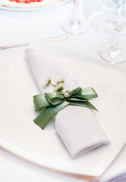 Romantisk middag porslin — Stockfoto