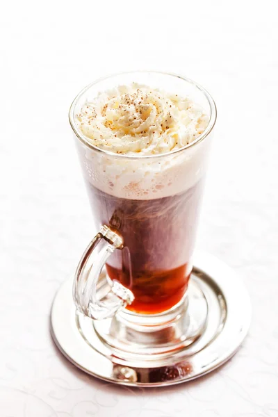 Café con crema batida — Foto de Stock