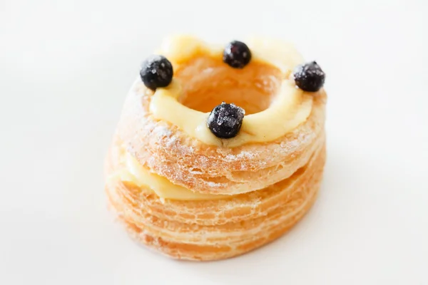 French pastry on white — Stock Photo, Image