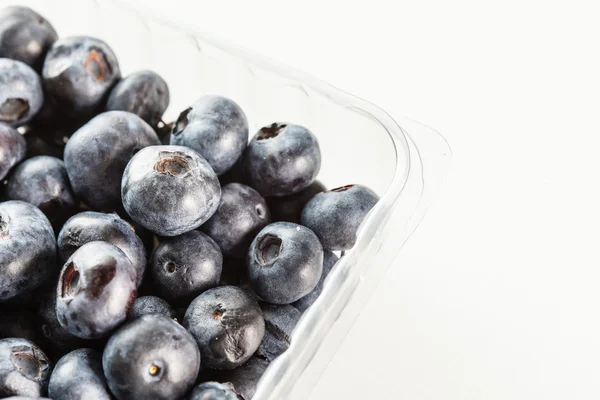 Fresh blueberries in box — Stock Photo, Image