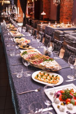 Catering yemek meze Ziyafet masada