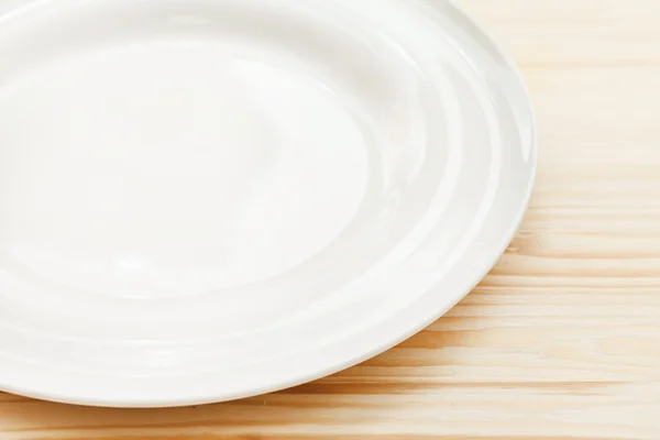 Empty white plate — Stock Photo, Image