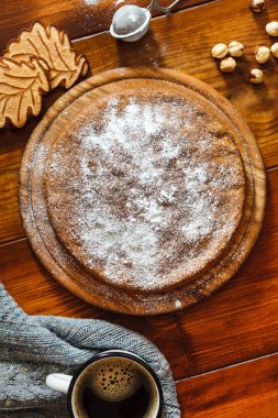 Sonbahar tatlı pasta