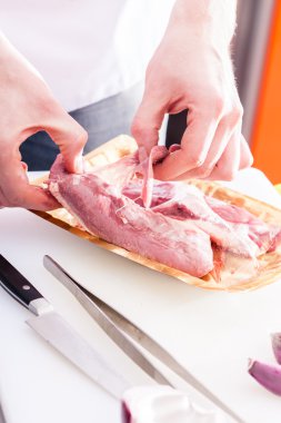 iş yerinde profesyonel şef