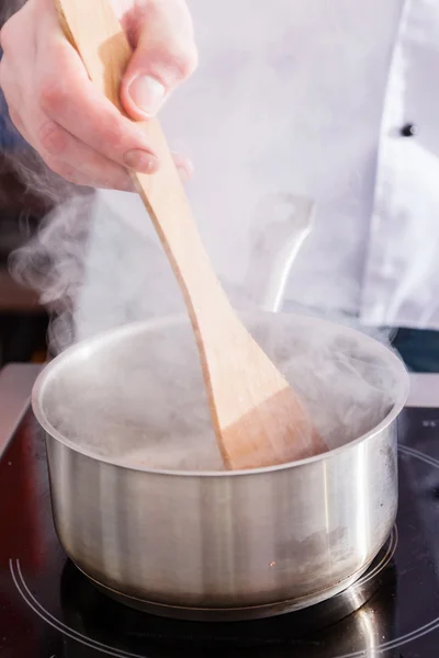 Professional Chef at work — Stock Photo, Image