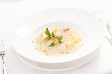 lahana çorbası plaka