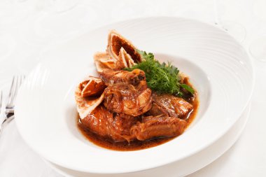 Lezzetli gözleme ve et.