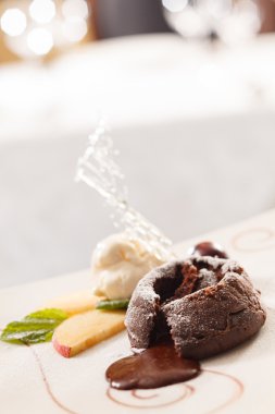 lezzetli çikolata tatlı