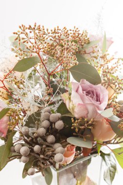 Beyaz romantik buket