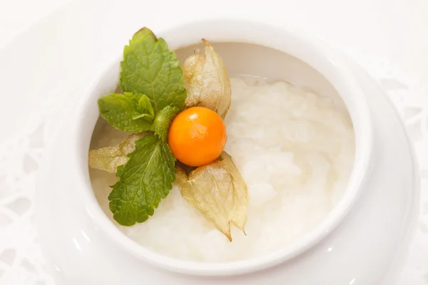 Delicious cream of rice — Stock Photo, Image