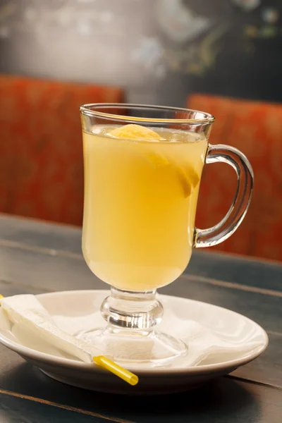 Chá de gengibre e limão — Fotografia de Stock