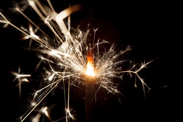 Holiday party sparkler — Stock Photo, Image