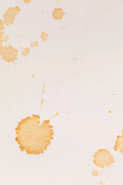 Brown Blots sobre papel — Fotografia de Stock