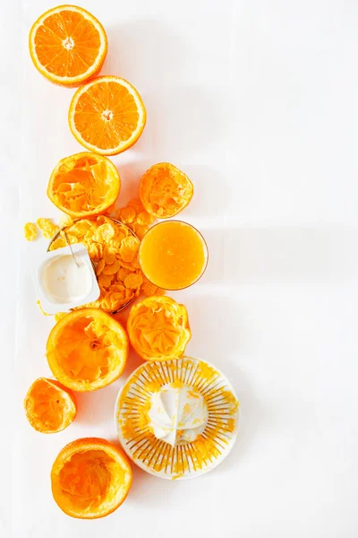Mogna apelsiner för juice — Stockfoto
