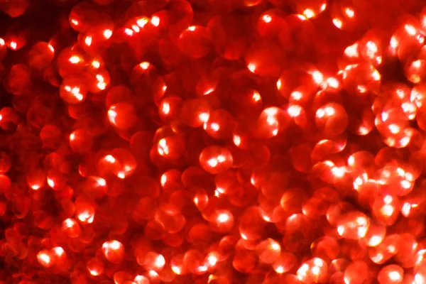 Bulanık kırmızı ışıklar arka plan — Stok fotoğraf