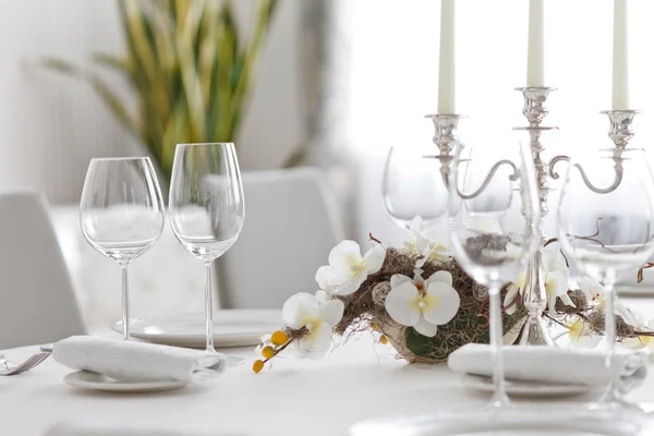 Mooie Tabel Instelling Luxe Restaurant — Stockfoto