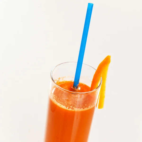 Fresh carrot juice — Stock Photo, Image