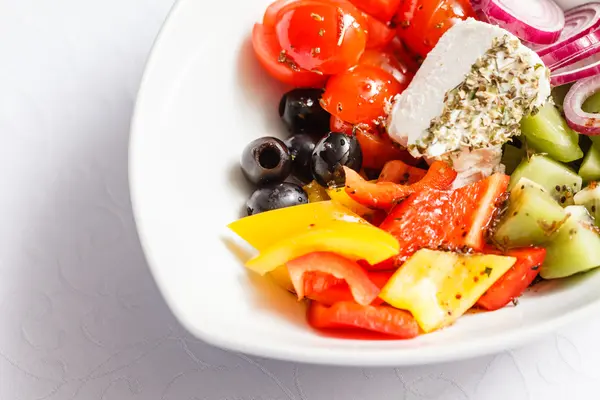 Greek salad appetizer — Stock Photo, Image