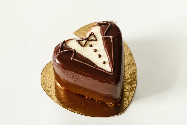 Ciasto na Walentynki — Zdjęcie stockowe