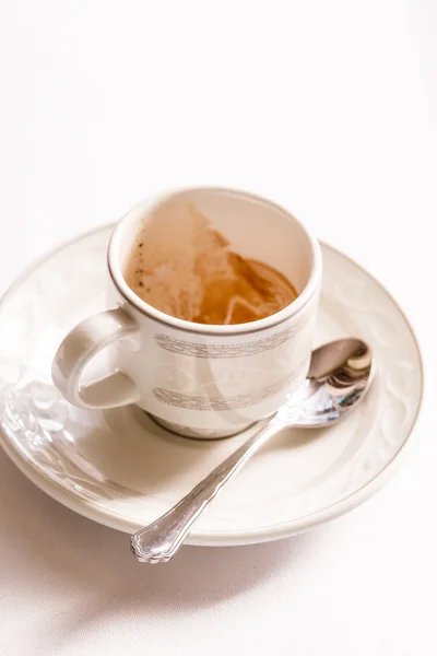 Taza de café en blanco — Foto de Stock