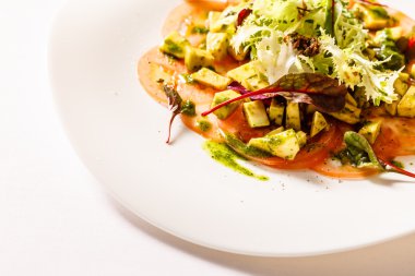 lezzetli vejetaryen carpaccio