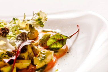 lezzetli vejetaryen carpaccio