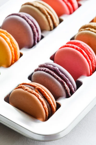 Traditionella franska macarons — Stockfoto