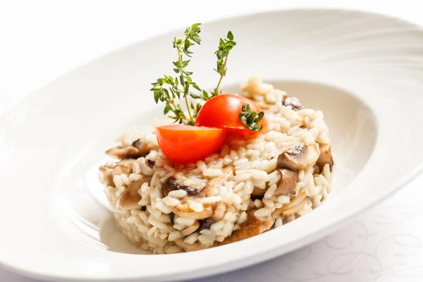 Risotto com cogumelos — Fotografia de Stock