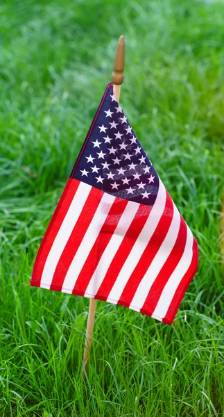 Bandera americana sobre fondo —  Fotos de Stock