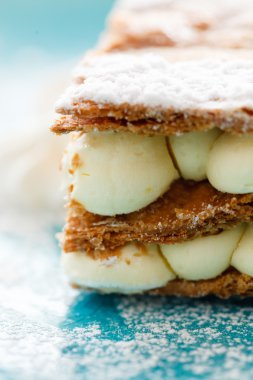 yağlı vanilyalı krema ile