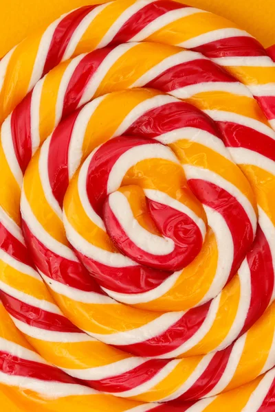 Colorful spiral lollipop — Stock Photo, Image