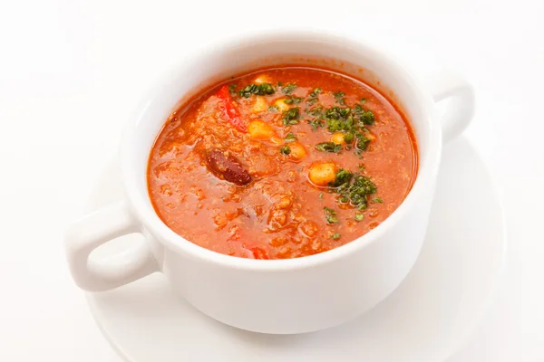 Sopa de tomate saludable — Foto de Stock