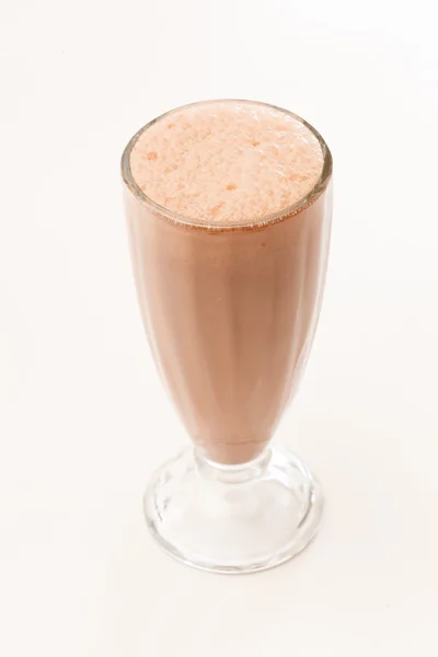 Chocolade cocktail op wit — Stockfoto