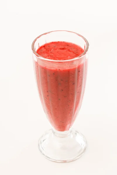 Berry smoothie on white — Stock Photo, Image