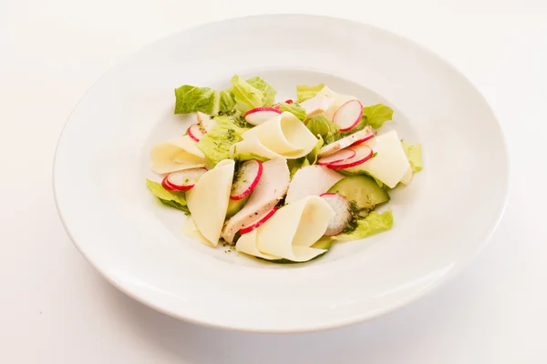 Salat mit Rettich und Käse — Stockfoto