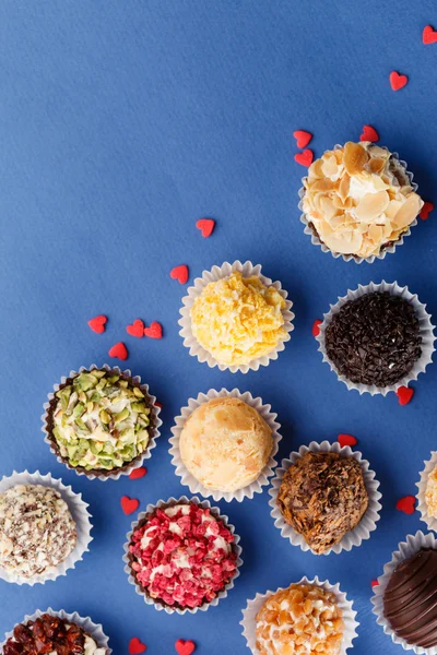 Bonbons sucrés au chocolat — Photo