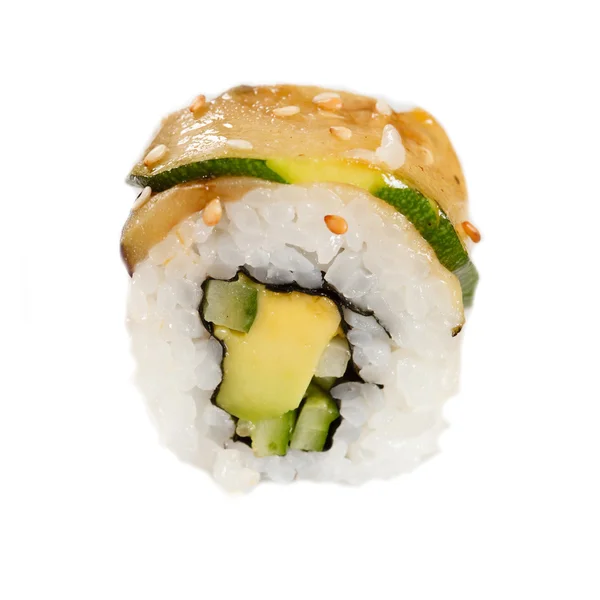 白の寿司ロール — ストック写真