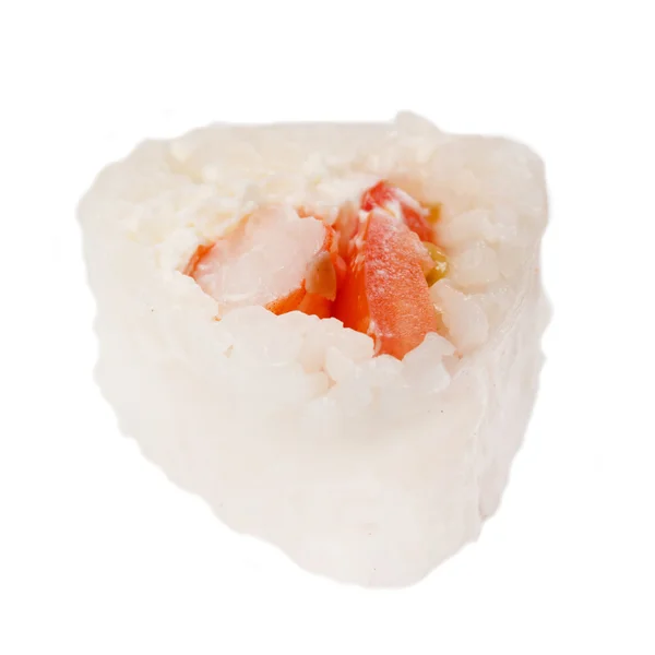 Rollo de sushi en blanco —  Fotos de Stock