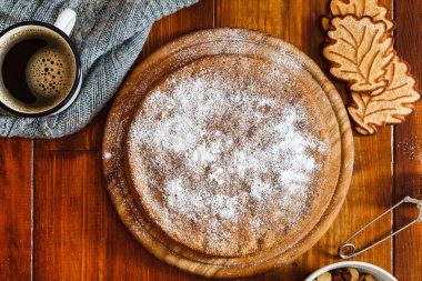 Sonbahar tatlı pasta