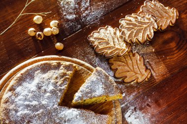 Sonbahar tatlı pasta