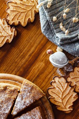 Sonbahar tatlı pasta