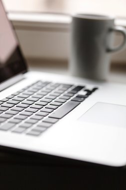 Gümüş dizüstü bilgisayar