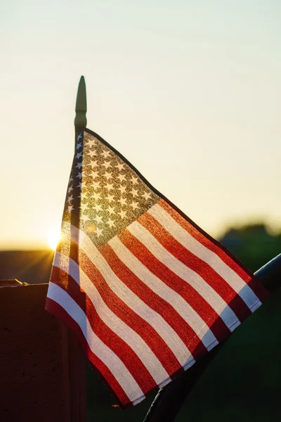Αμερικανική σημαία σε φόντο — Φωτογραφία Αρχείου