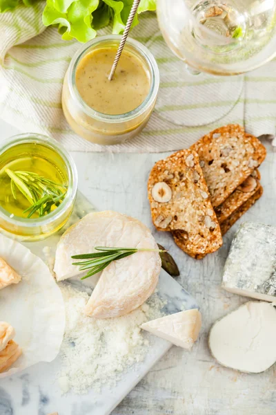 Placa de queso surtido — Foto de Stock