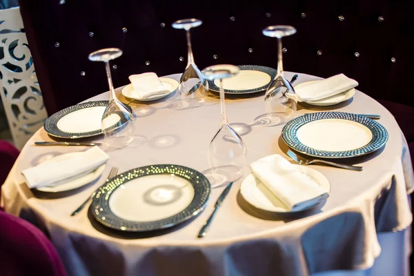 Banquet set in restaurant — Stock Photo, Image