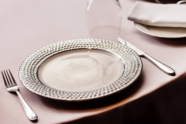 Banquete definido no restaurante — Fotografia de Stock
