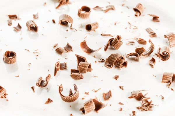 Afeitaciones de chocolate dulce — Foto de Stock