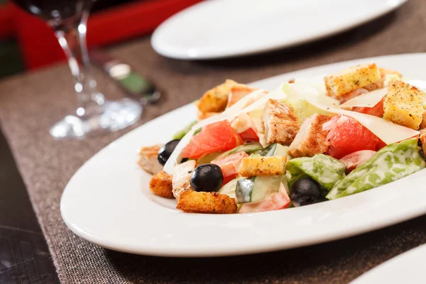 Tasty Ceasar salad — Stock Photo, Image