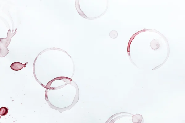 Red wine stains on paper — Stock Photo, Image