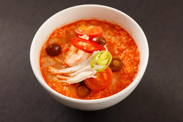 Japanese soup in plate — Stock Photo, Image